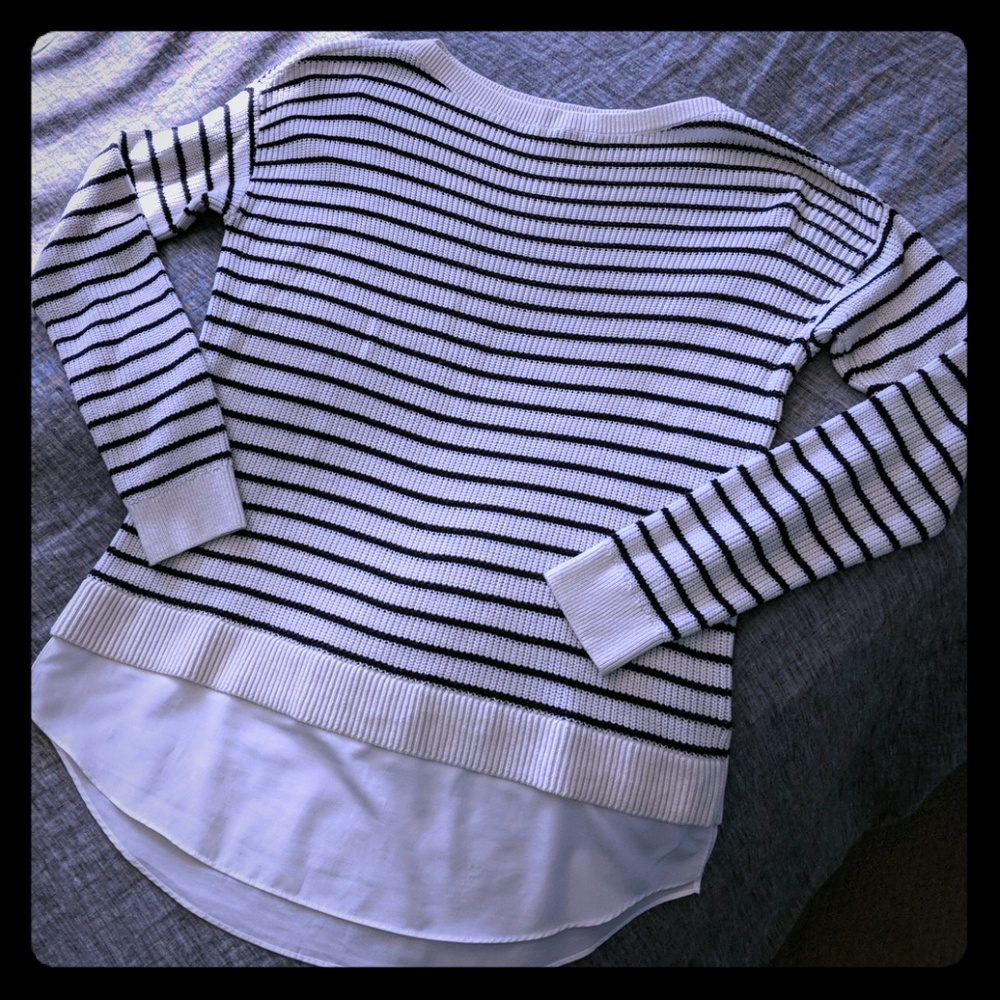 Lauren by Ralph Lauren stripe sweater